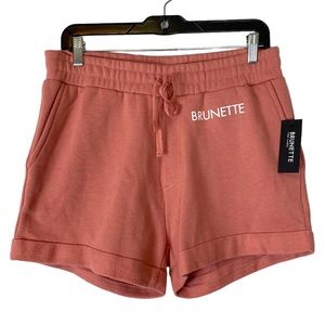 Brunette the Label “Brunette” Dusty Rose Rolled Hem Short Size S/M